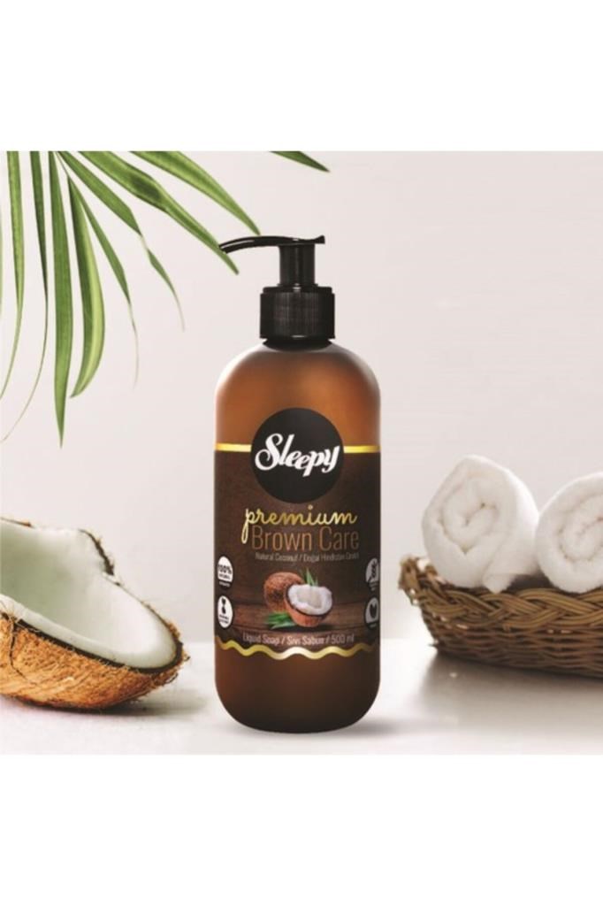 Sleepy Sivi Sabun Premium Brown Care Doğal Hindistan Cevizi 500 Ml