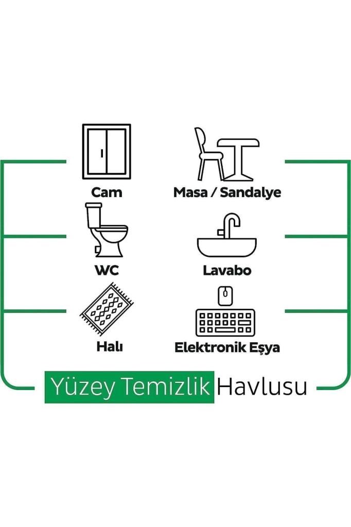 Sleepy Yüzey Temizlik Havlusu 100 Yaprak 4 Adet