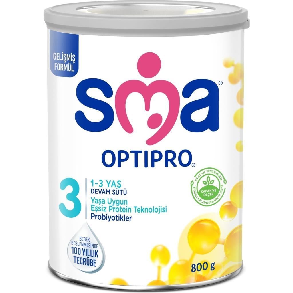 Sma Optipro Probiyotik - 3 800g 1-3 Yaş Bebek Devam Sütü