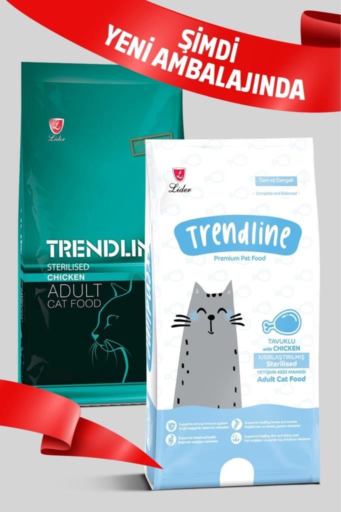 Trendline Tavuklu Kısırlaştırılmış Kedi Maması 1kg