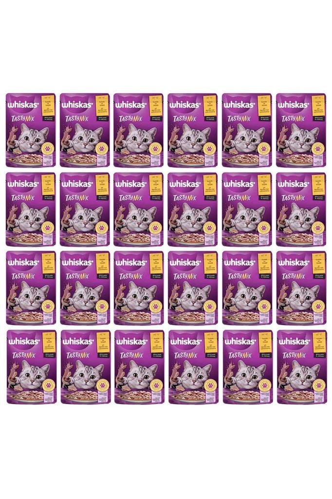 Whiskas Tasty Mix Kuzu&hindi Kedi Maması 85 gr 24x