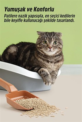  Reflex Tofu Kokusuz Marsilya Sabunu Kokulu ve Bebek Pudrası Kokulu Kedi Kumu 3 Adet 7 Lt