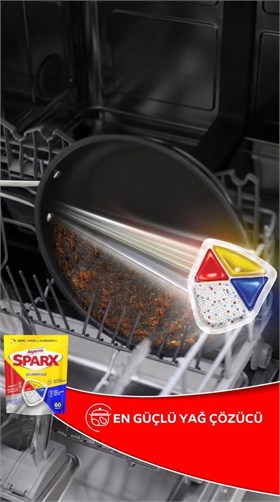 ASPEROX Sparx Diamond Bulaşık Makinesi Tableti 60lı 3 ADET