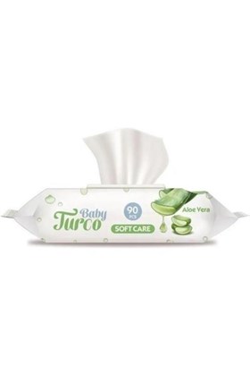 Baby Turco Aloe Veralı Kapaklı Soft Islak Mendil 90 Lı