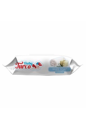 Baby Turco Islak Havlu Beyaz Sabun 90 Lı