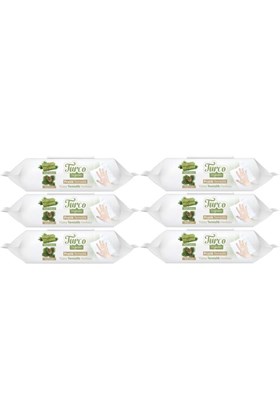 Baby Turco Turco Doğadan Pratik Yüzey Temizlik Havlusu 100 Yaprak Yeşil Sabun/Yeşil Çam (6 Lı Set) 600 Yaprak