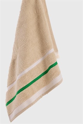 Benetton Home Banyo Havlu El Yüz Vücut Bej %100 Pamuk 3 Lü Set 70x140 cm 50x90 cm 30x50 cm