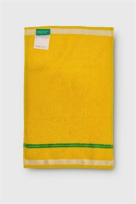 Benetton Home Banyo Havlu El Yüz Vücut Sarı %100 Pamuk 3 Lü Set 70x140 cm 50x90 cm 30x50 cm