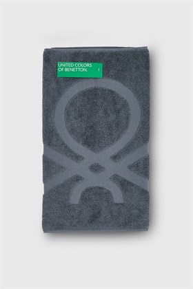 Benetton Home Banyo Paspas Havlu Koyu Gri %100 Pamuk 50x80 cm