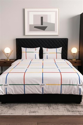 Benetton Home Karışık Renk Çift Kişilik Ranforce Nevresim Seti