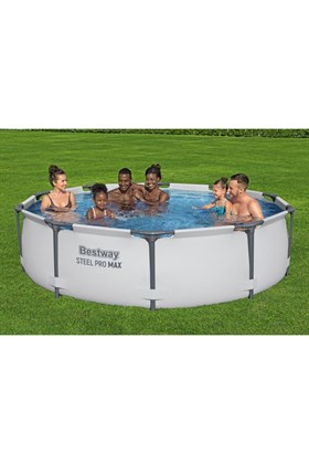 Bestway ® 56408 Steel Pro Max™ Prefabrik Yer Üstü Çember Havuz 3,05 M X 76 Cm