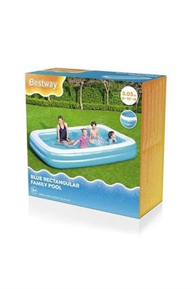 Bestway 62002 Pompalı-Bestway 54150, Jumbo Deluxe Şişme Aile Havuz