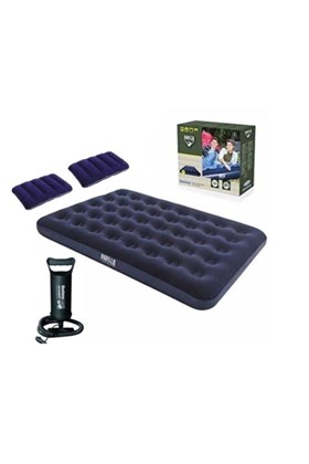 Bestway 67002 Şişme Yatak Yastıklı ve Pompalı