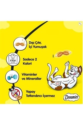 Dreamies Mix Kedi Ödül Maması Peynirli-sığır Etli 60 gr X 24 Adet