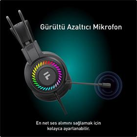 Fashcolle 7.1 Virtual Surround Rgb Profesyonel Oyuncu Kulaklığı (FC8100B)