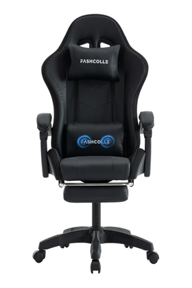 Fashcolle Black Star Işıklı - Masaj Özellikli Oyuncu Koltuğu Black