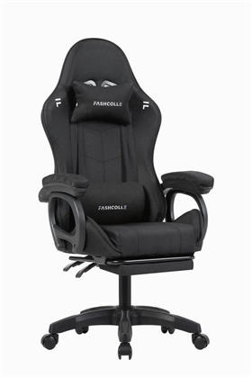 Fashcolle Dynamic Air Kumaş Black Masajlı Oyuncu Koltuğu