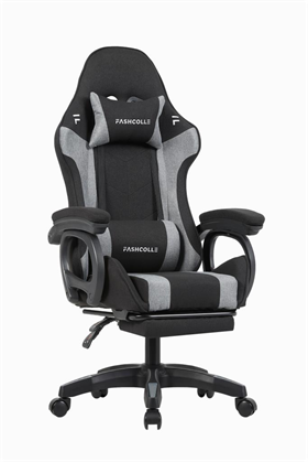 Fashcolle Dynamic Air Kumaş Grey Masajlı Oyuncu Koltuğu