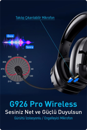Fashcolle G926 Pro Wireless Oyuncu Kulaklığı