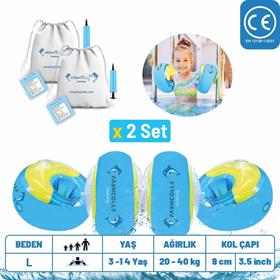Fashcolle Large Beden Şişme Deniz Kolluğu 4-14 Yaş x 2 Adet
