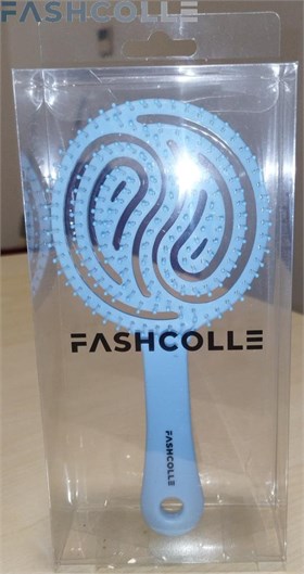 Fashcolle Mavi Üç Boyutlu Oval Saç Fırçası