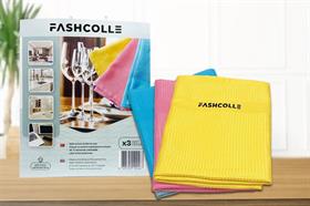 Fashcolle Mikrofiber Temizlik Bezi 3lü x 4 Paket Toplam 12 Adet