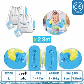 Fashcolle Small Beden Şişme Deniz Kolluğu 1-4 Yaş x 2 Adet