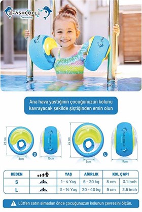 Fashcolle Small Beden Şişme Deniz Kolluğu 2Lİ KARMA SET
