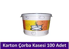 Fashon Kapaklı Karton Çorba Kasesi 16 Oz 100 Adet