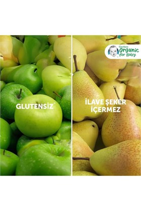 Gerber Organik Yulaflı Elma Ve Yaban Mersini Püresi 110 gr