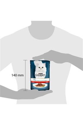 Gourmet Gourmet Perle Izgara Sığır Etli Kedi Konservesi 85 Gr*24 Adet