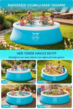 Heykida Swim Safe Hızlı Kurulum Havuzu 183x51cm