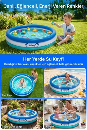 Heykida Swim Safe Şişme Çember Havuz 100x25cm