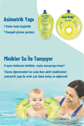Heykida Swim Safe Yüzme Yardımcısı Deniz Kolluğu 1-6 Yaş