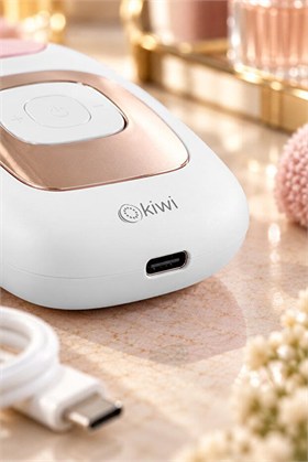 Kiwi KEP-6819 Şarjlı Epilasyon Cihazı Beyaz | 18 Cımbız & LCD Ekran & LED Aydınlatma