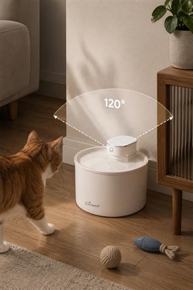 Kiwi Pets Sensörlü Kedi Köpek Su Pınarı 1 Metre Algılama Mesafeli Kpf-10559