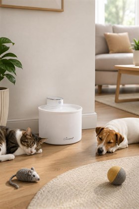 Kiwi Pets Sensörlü Kedi Köpek Su Pınarı 1 Metre Algılama Mesafeli Kpf-10559