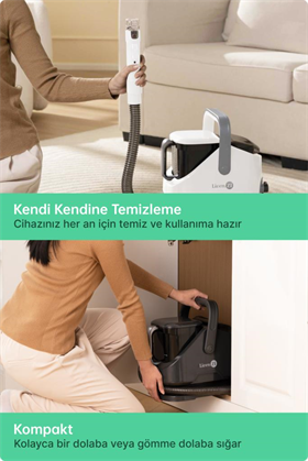 Livenzi JJB-737-II Koltuk Halı Yıkama Ve Leke Çıkartma Makinesi-Beyaz