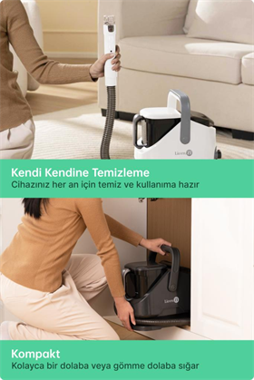 Livenzi JJB-737-II Koltuk Halı Yıkama Ve Leke Çıkartma Makinesi-Beyaz