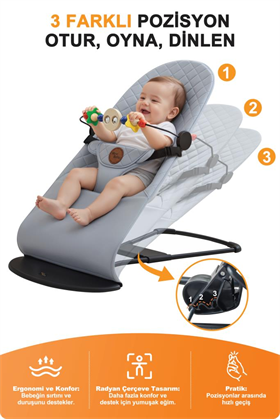 Livenzi Mobibaby Anakucağı Cotton Deluxe - Gri