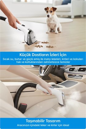 Livenzi SY-F01A Halı ve Koltuk Yıkama & Buharlı Temizlik Makinesi 2si 1 Arada