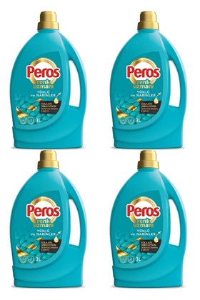 Peros Sıvı Deterjan Narinler Turkuaz 4x3L