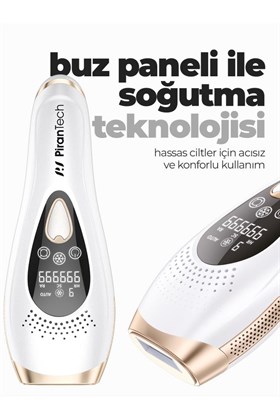 pirantech Bhrl-10 Lcd Ekranlı 9 Seviyeli Cilt Gençleştirici Buz Lazer Ipl Epilasyon Tüy Alma Aleti
