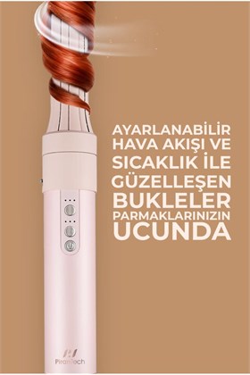 PiranTech KS-92 Profesyonel Saç Kurutma Makinesi ve Şekillendirici | Negatif İyon Teknolojis