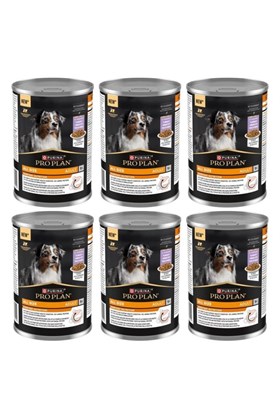 Pro Plan Hindi Etli Yetişkin Köpek Konservesi 400 Gr*6 Adet