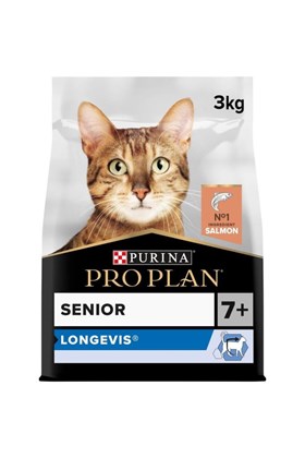 Pro Plan Original Senior +7 Somonlu Yaşlı Kedi Maması 3 Kg