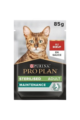 Pro Plan sterilised sığır etli kısırlaştırılmış kedi pouch 85gr 13 adet kedi yaş mama kedi konservesi