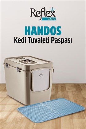 Reflex Care Handos Kedi Tuvaleti Paspası Lacivert (38,5 x 58,5 cm)