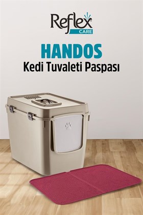 Reflex Care Handos Kedi Tuvaleti Paspası Mor (38,5 x 58,5 cm)