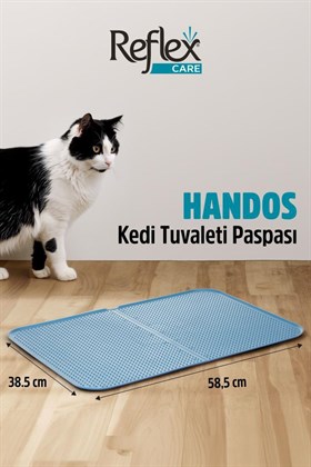 Reflex Care Handos Kedi Tuvaleti Paspası Lacivert (38,5 x 58,5 cm)